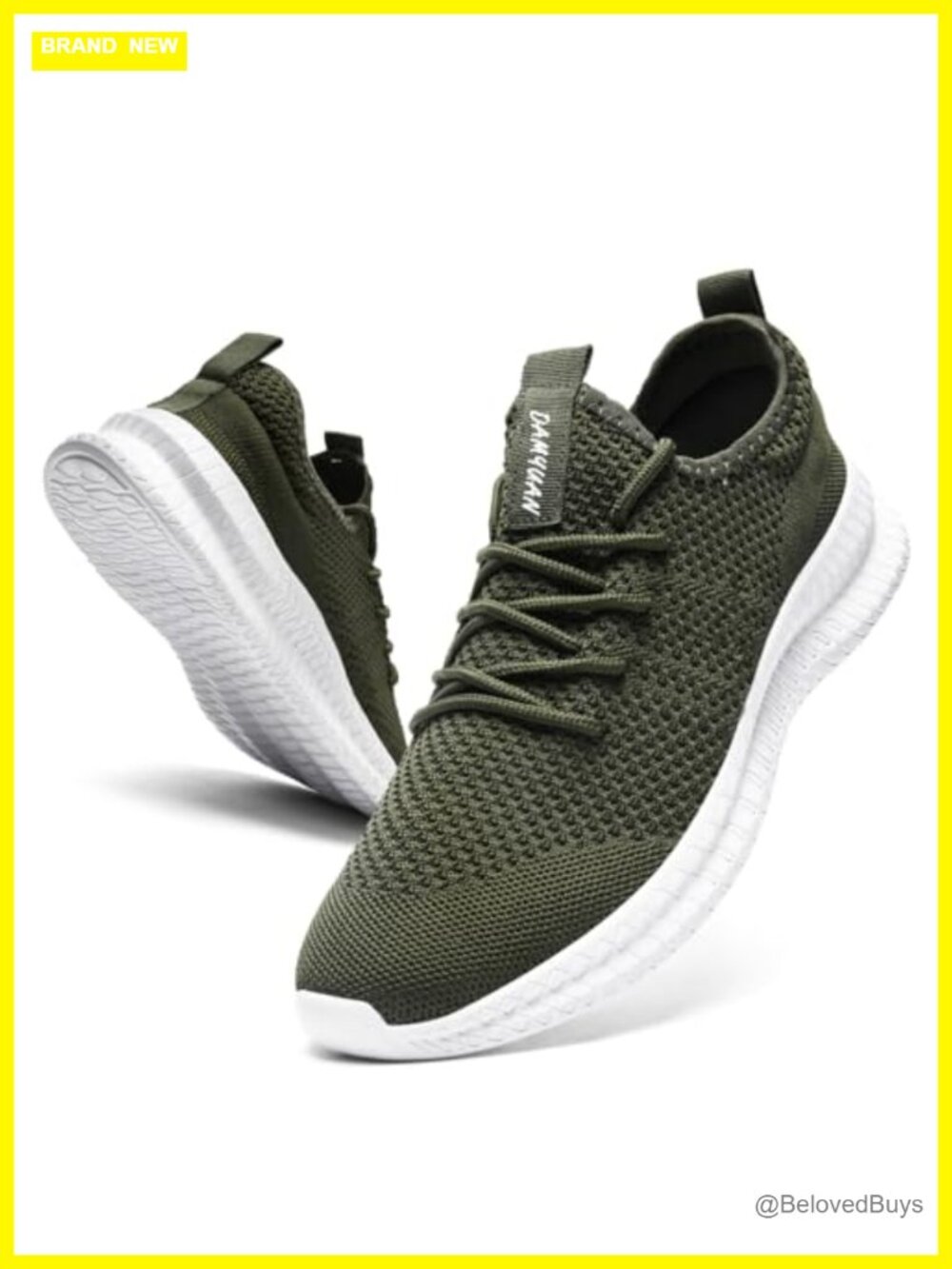 Women's Slip On Running Shoes Breathable Lightweight Athletic Sneakers